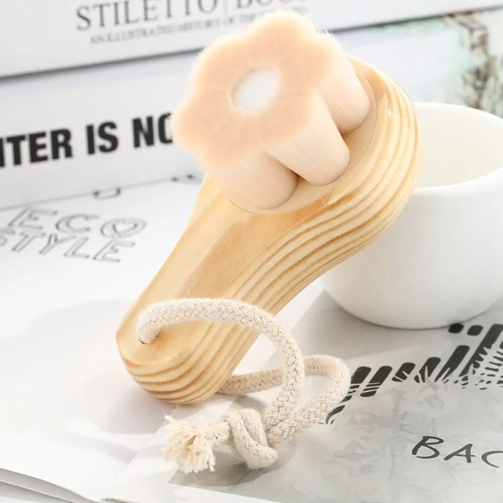 Аксессуары для купания очищающая щетка лица с бамбуковым углем и черными углами