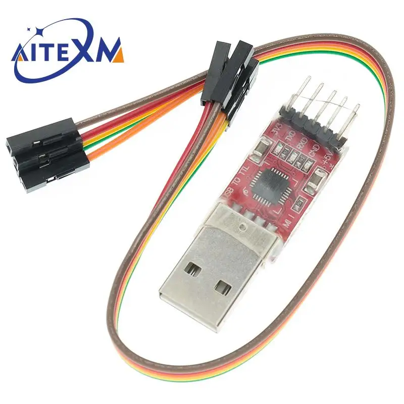 5-контактный разъем CP2102 USB 2 0 для UART TTL модуль последовательный преобразователь STC