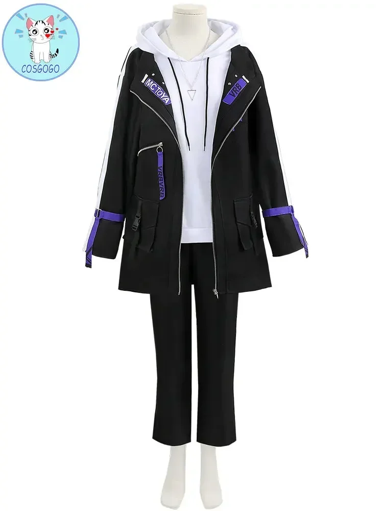 Kenmochi Toya NIJISANJI Vtuber Косплей Костюм Аниме Платья Рождество Хэллоуин Наряды Женщины