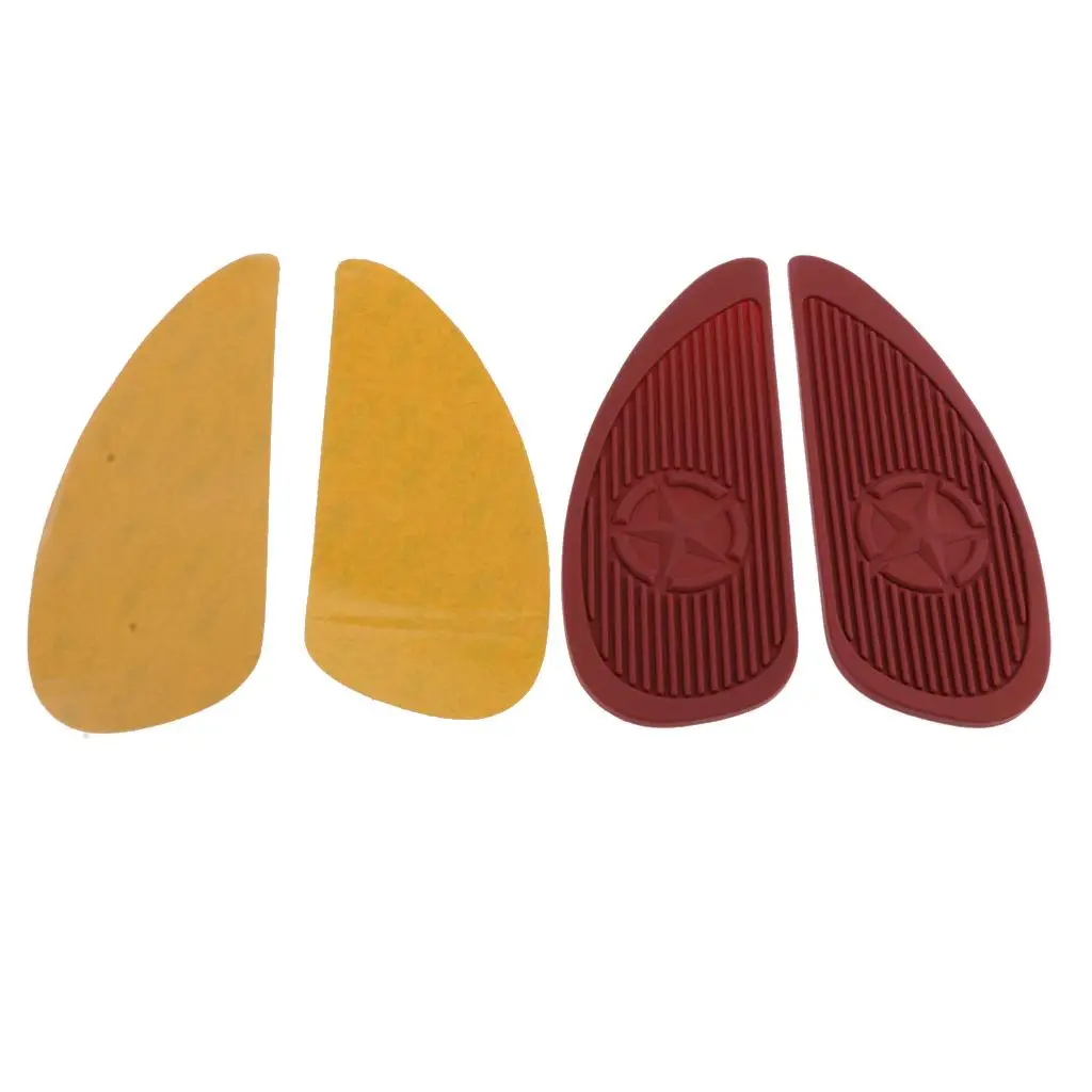 

Пара коричневых резиновых топливных баков, тяговые колодки для мотоцикла Honda Motorcross