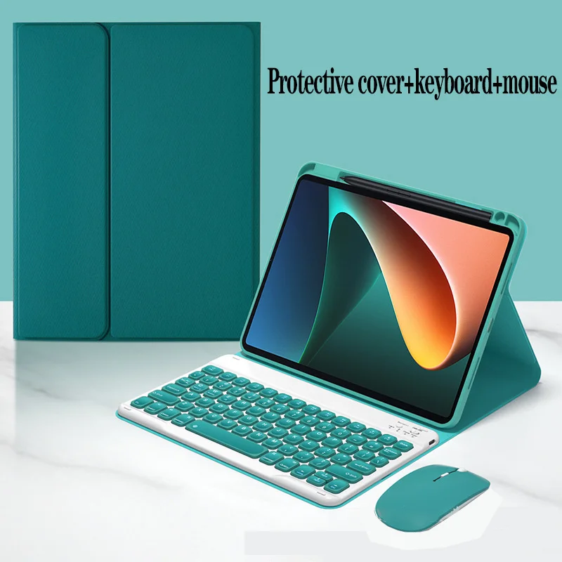 

for Xiaomi tablet computer clavier to 11 mi pad5 pro 5 magnetic suction pen shell holster mouse Free shipping
