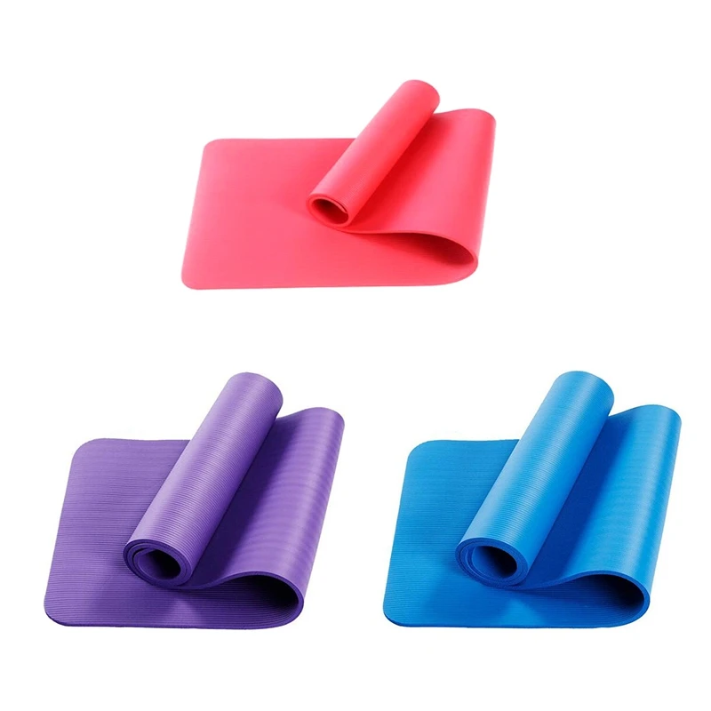 

Extra Thick High Density Anti-Tear Exercise Yoga Mat Workout Mat For All Types Of Yoga, Pilates & Floor Workouts