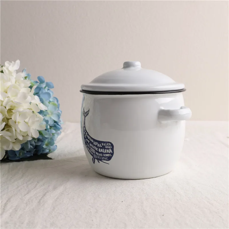 

Enamel Kitchen Food Storage and Organization Container and Jar