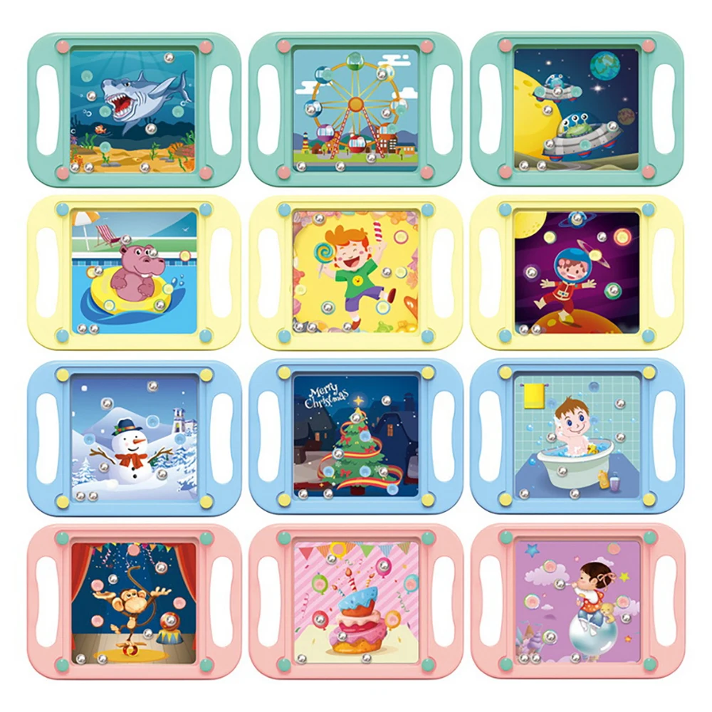 

Balance Bead Game Puzzle Maze Balance Game Children Learning Educational Toys For Kids Ideal Gift For Toddlers 3+ Years Old