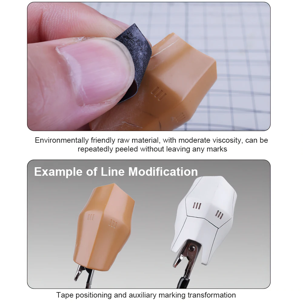 SANMERSEN Направляющая лента для моделирования чер/белый