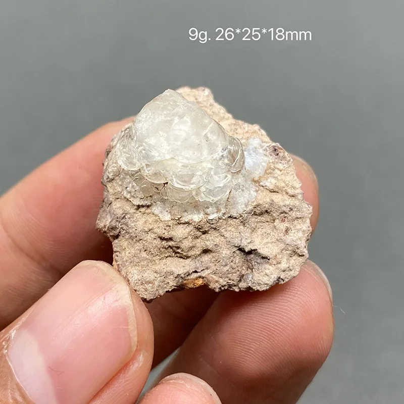 100% флуоресцентная Hyalite (стеклянный опал) минеральная лампа