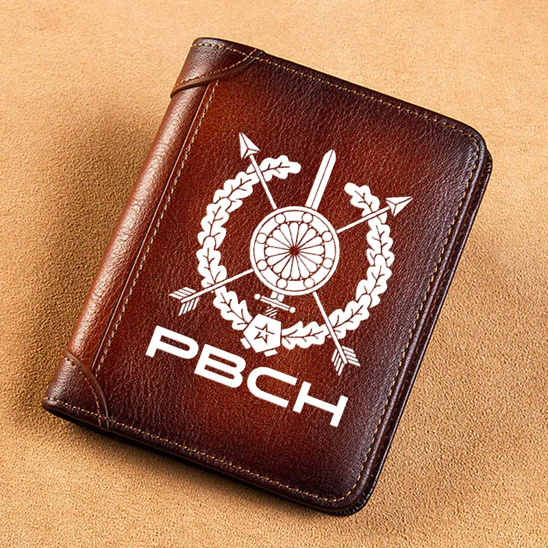 Кошелек мужской из натуральной кожи, бумажник с надписью «Стретч» на русском языке, Короткий держатель для карт, складной держатель