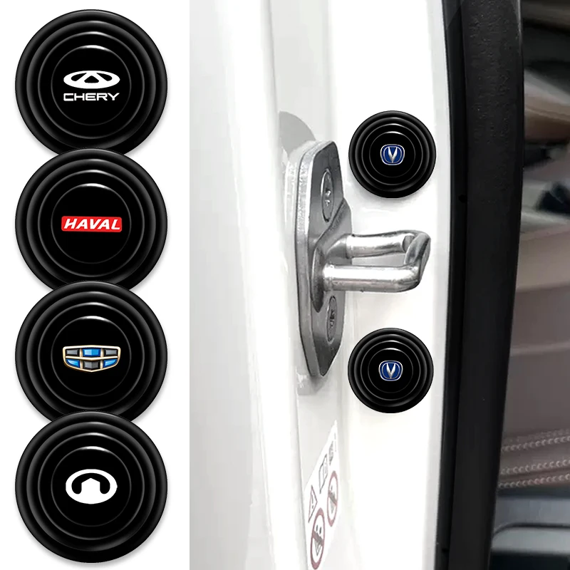 

Car Door Shock Anti-collision Silicone Pad Car Styling for Renault Megane 2 3 Clio 4 Trafic 2 Logan Captur Emblems Accessories