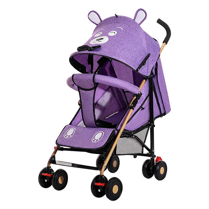 

The baby stroller can sit and lie down, the baby can be easily folded, it is easy for super-small children to walk, and the port