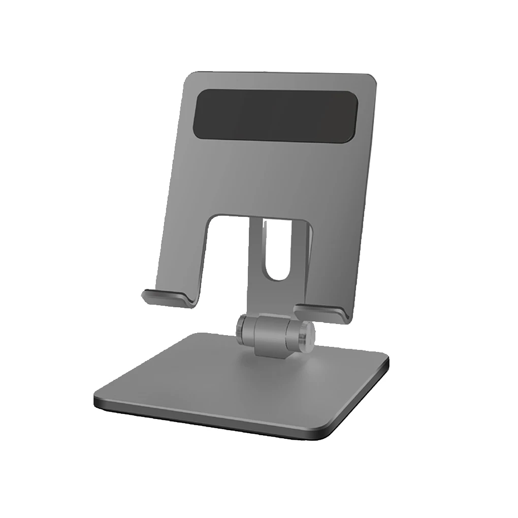 

Tablet Holder Bracket Adjustable Universal Foldable Support Multi-angle Hands-Free Storage Rack Dormitory Office Gray