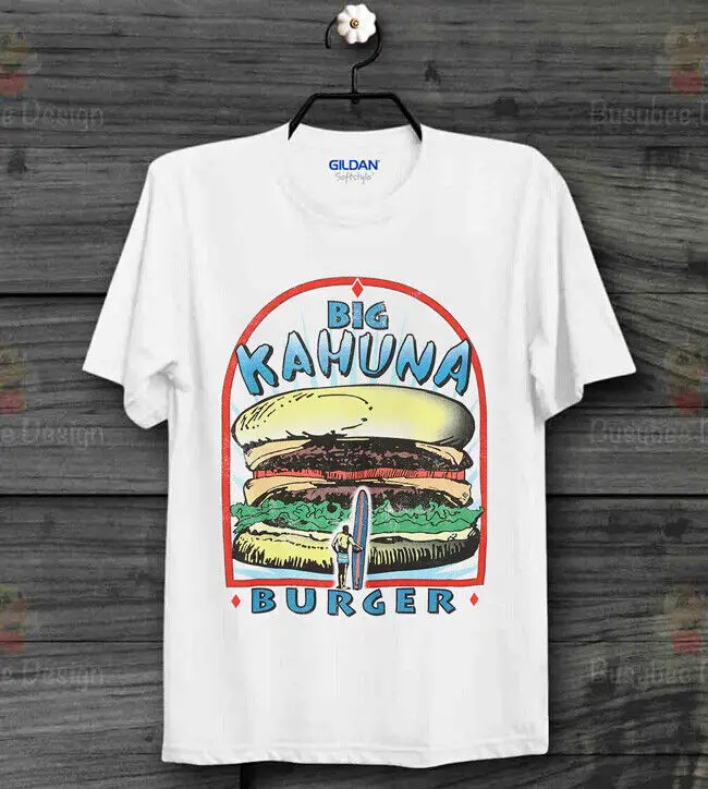 Big Kahuna Burger Pulp Fiction Movie Ретро крутая хипстерская футболка унисекс B35