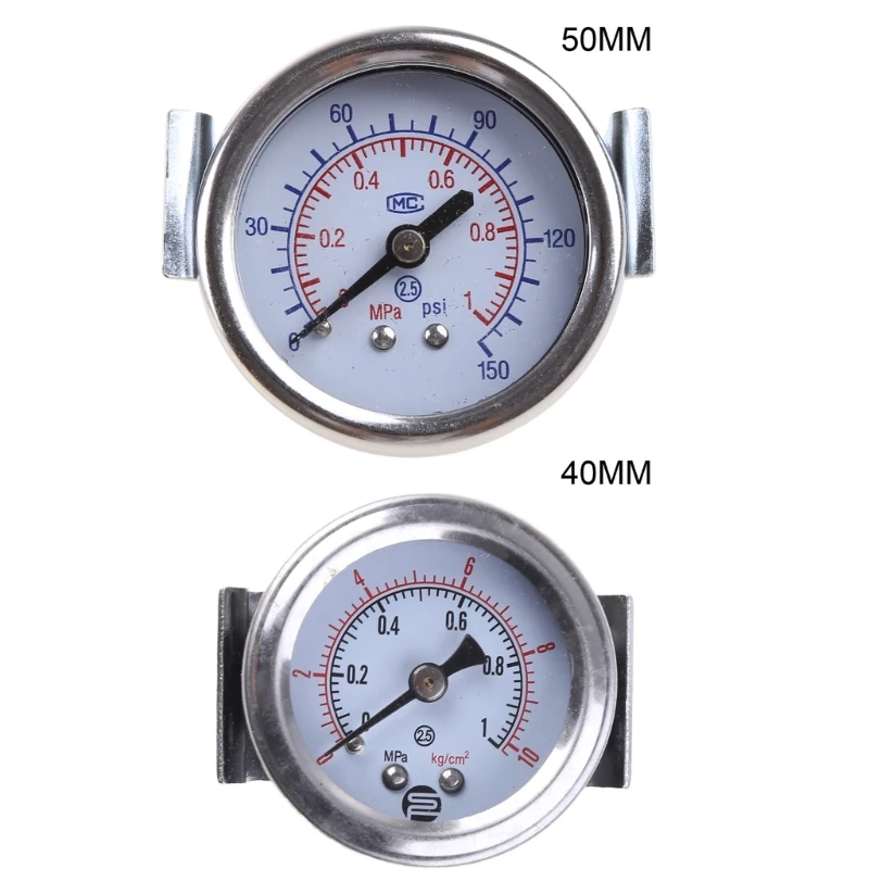 

High Performance Dual Scale Mechanical Pressure Gauge Back Mount Pressure Gauge