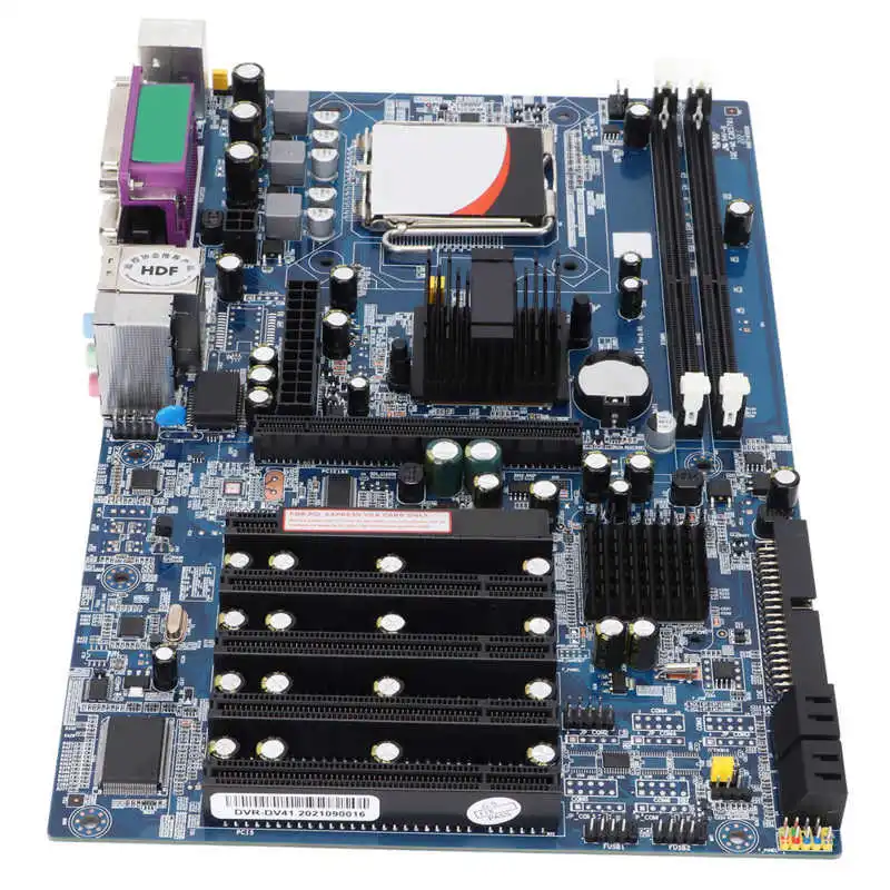 Промышленная материнская плата 5 портов PCI стабильный конденсатор фильтрация VGA