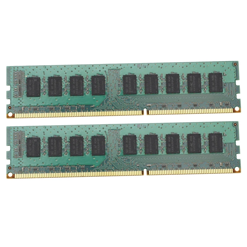 2X,2 Гб 2RX8 PC3-10600E 1,5 в DDR3 1333 МГц ECC Память ОЗУ без буфера для серверной рабочей станции (2G)