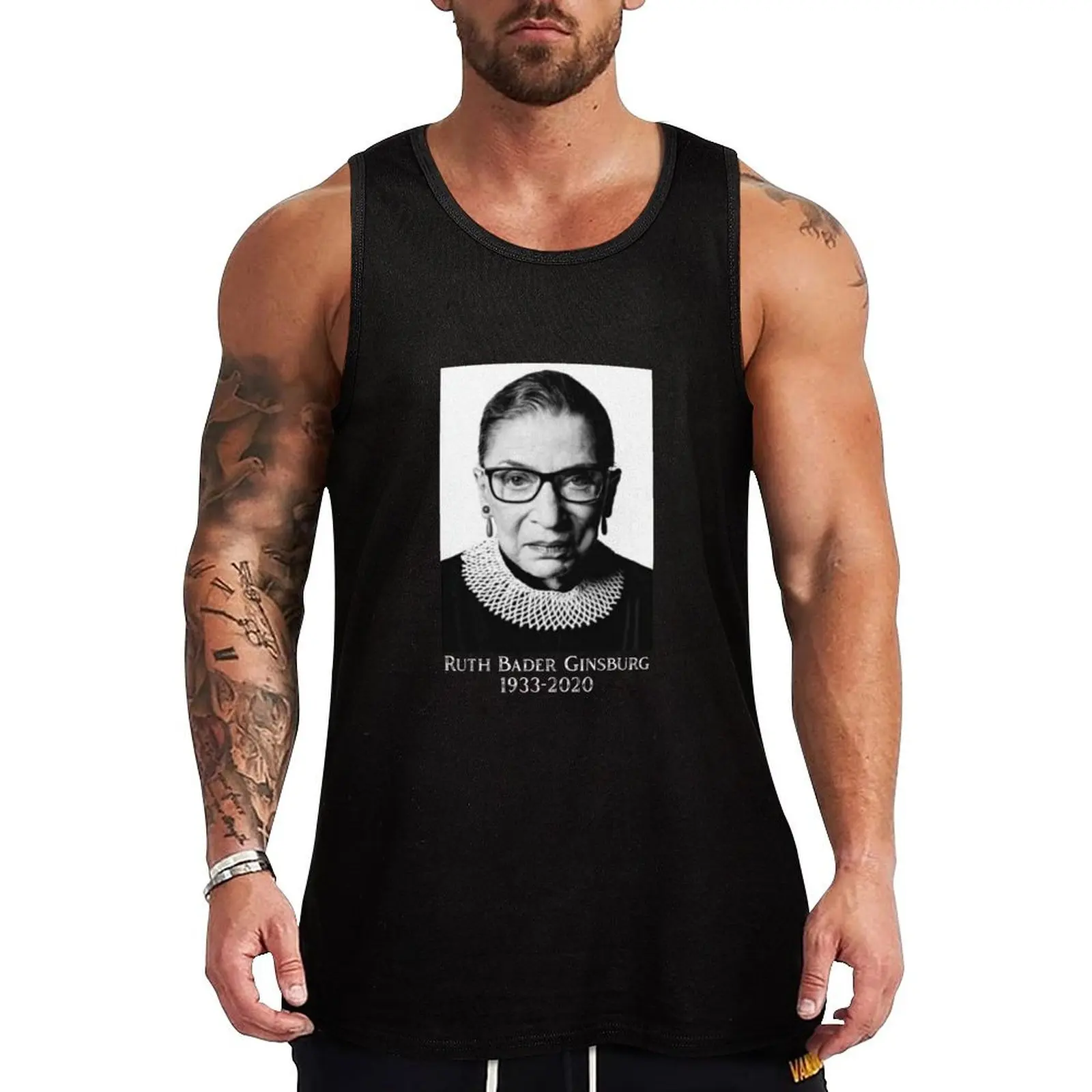 Rip RBG Notorious Tank Top Мужская футболка летняя Спортивная одежда с мышцами