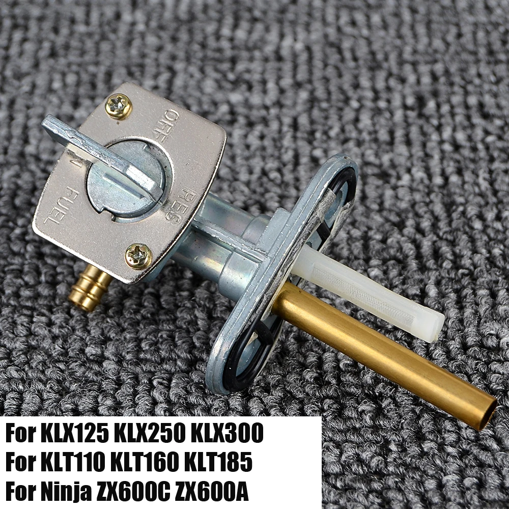 Топливный клапан Petcock для Kawasaki Ninja ZX600C ZX600A KLF300 Bayou KSF250 KFX250 Mojave KXT250 Tecate KEF300 Lakota