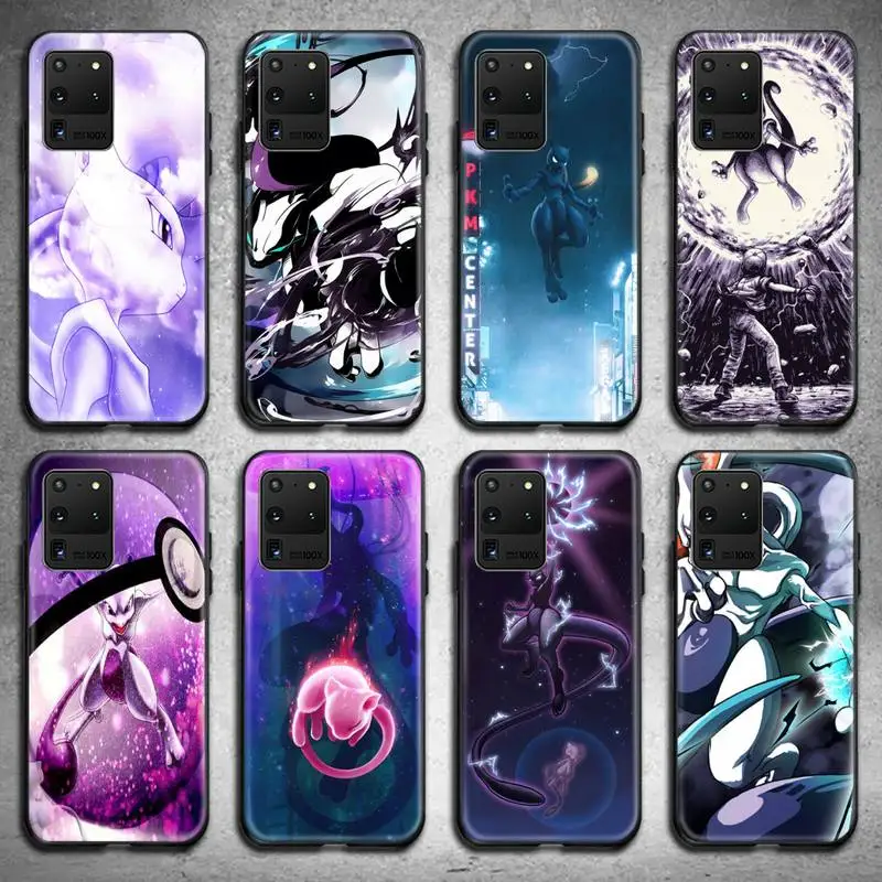 

Pokemon Mewtwo Phone Case For Samsung Galaxy S21 Plus Ultra S20 FE M11 S8 S9 plus S10 5G lite 2020