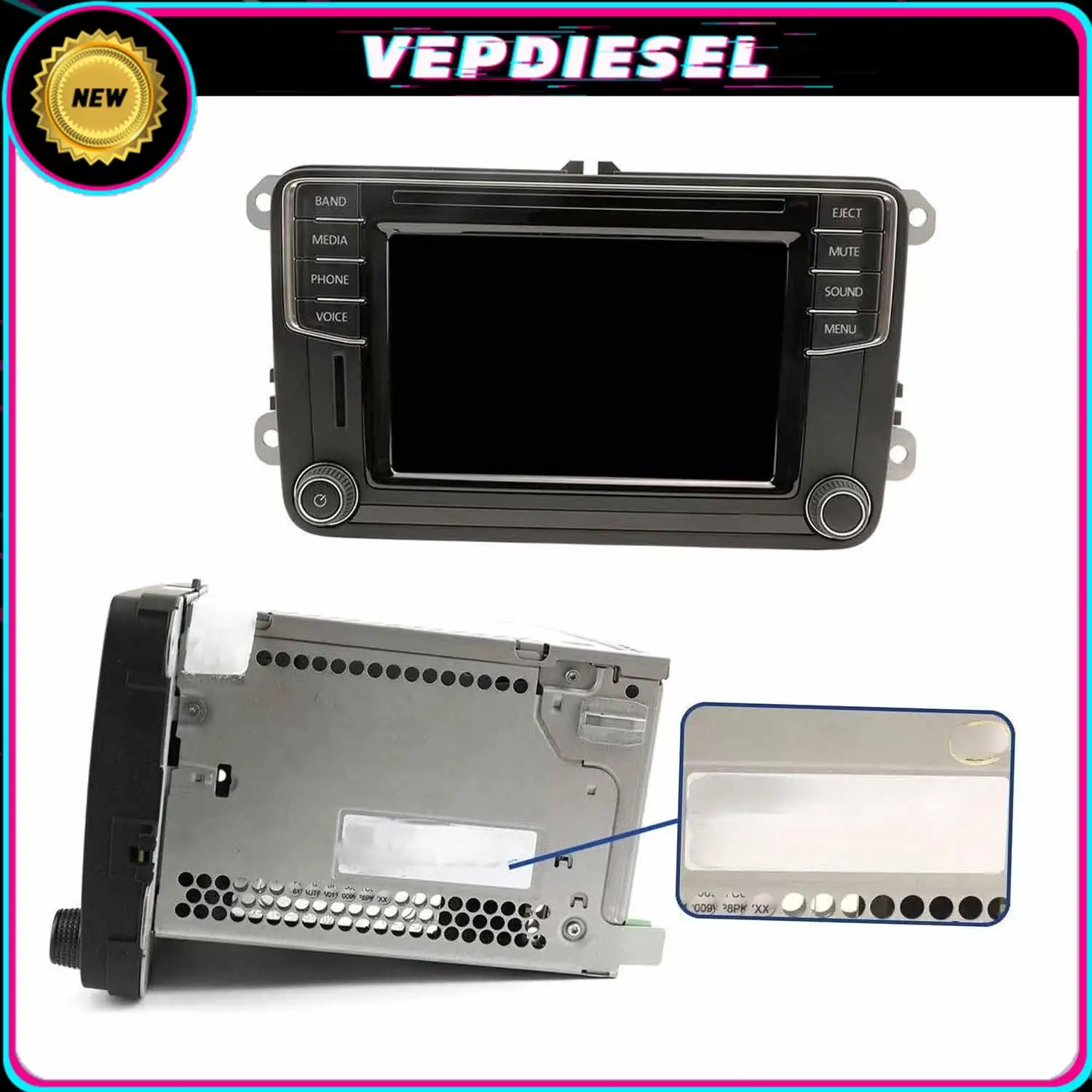 

5С 0035684 5С 0035680 1 шт. 6,5 "ЖК-дисплей с сенсорным экраном для VW MIB STD2 680 200 радио TDO-WVGA0633F00036 TDO-WVGA0633F00039