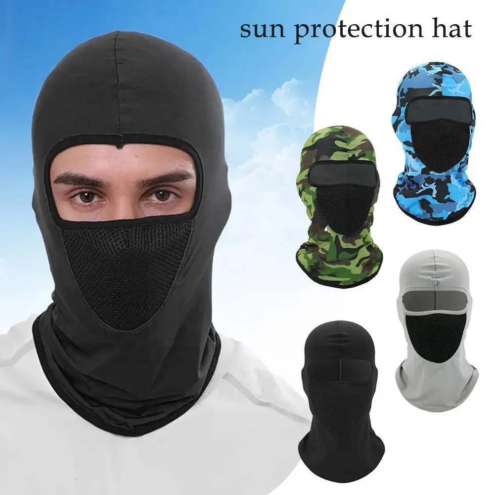 

Full Face Mask Scarf Balaclava Skiing Cycling Motorcycle Face Breathable Tactical Neck Sunscreen Cover Helmet Head Warmer L F2P9