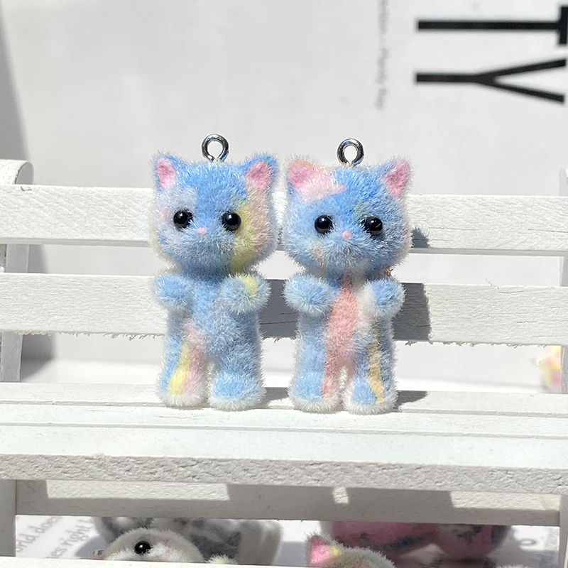 Подвески в виде кошек 2 шт цвет ассортименте