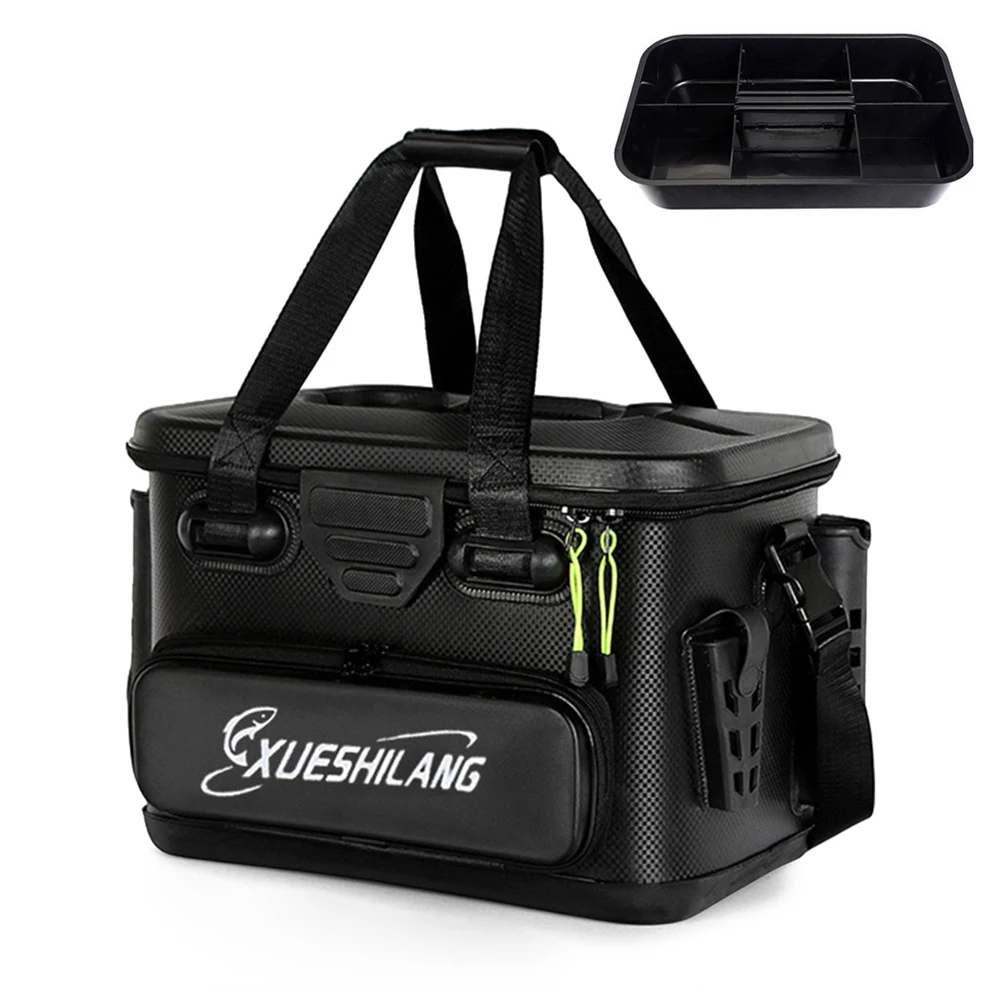 

Large Capacity Fishing Tackle Box Portable Fishing Lures Hook Box Barrel Holder for Fished Gear Fishing Lures Hook Box Tools