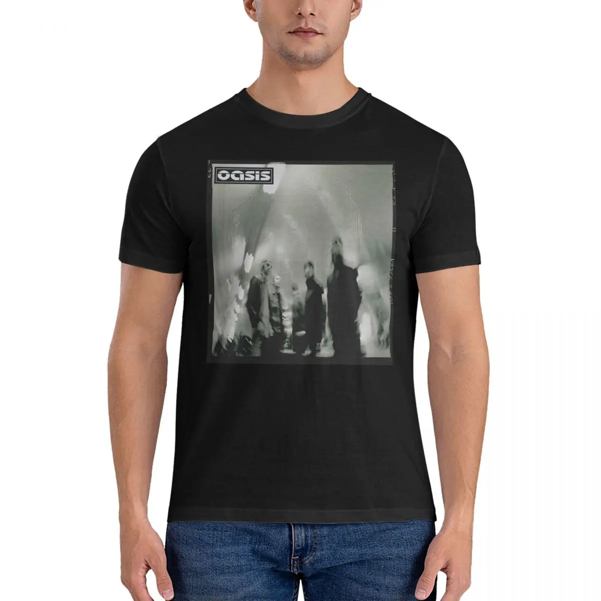 Футболка с логотипом рок-группы O-Oasis пляжные винтажные футболки 100% хлопок