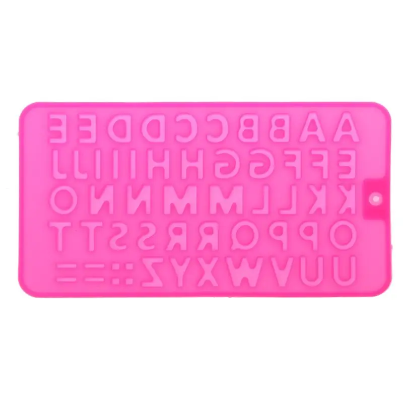 

26 Alphabet Letters Ice Cube Tray Silicone Mold Resin Jewelry Making Craft Tool 918F