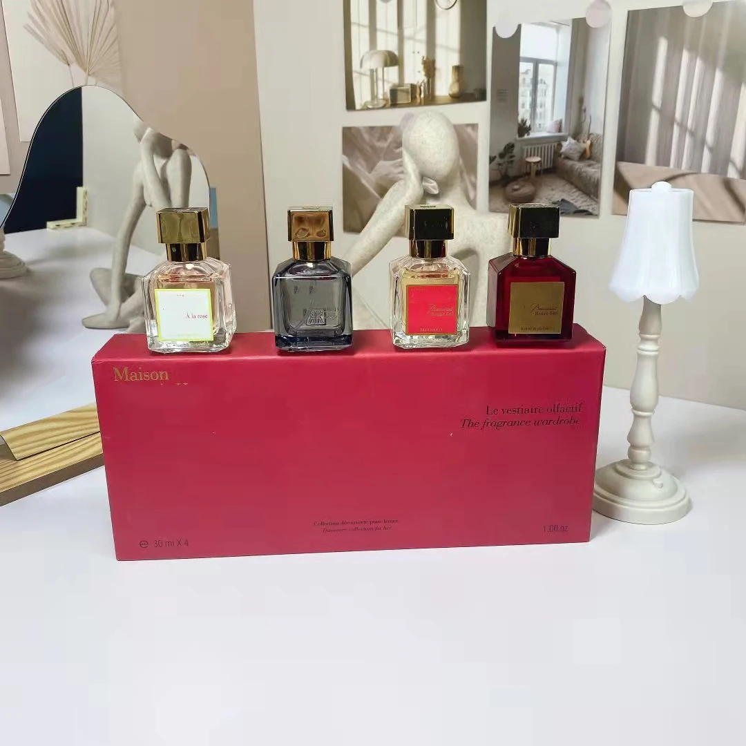 

luxury brand Masion Rouge 540 Baccarat Extrait Eau De Parfum set 30Mlx4 PICS Unisex Fragrance Long Lasting Smell high quality