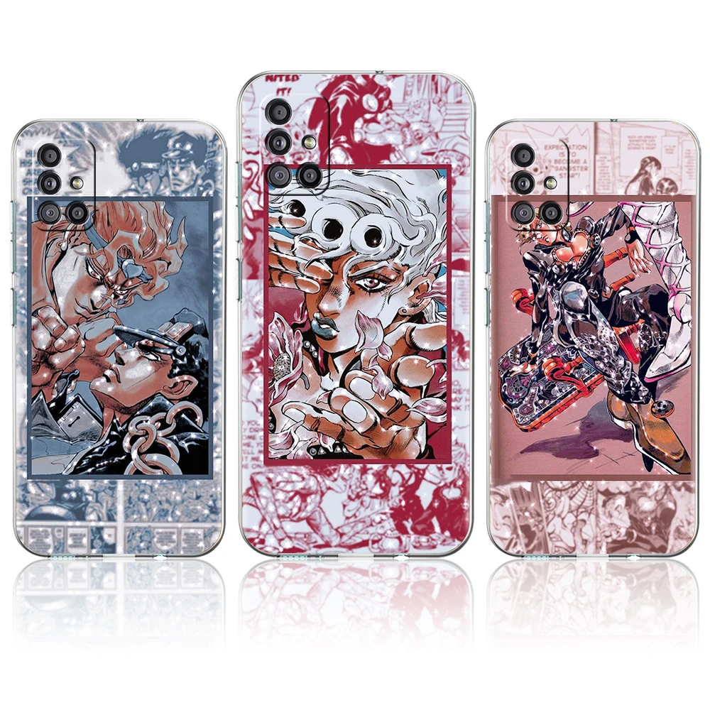 

JoJos Bizarre Adventure Case for Samsung Galaxy A13 A22 A32 A52 A72 A51 A71 A11 A31 A41 M31 A01 A21S 5G Transparent Soft Shell