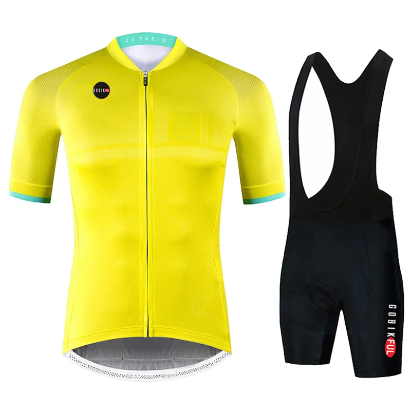 

2023 GOBIKful Мужская одежда для велоспорта лучшая Радужная команда Велоспорт Джерси с коротким рукавом велосипедная одежда летние дорожные велосипедные комплекты