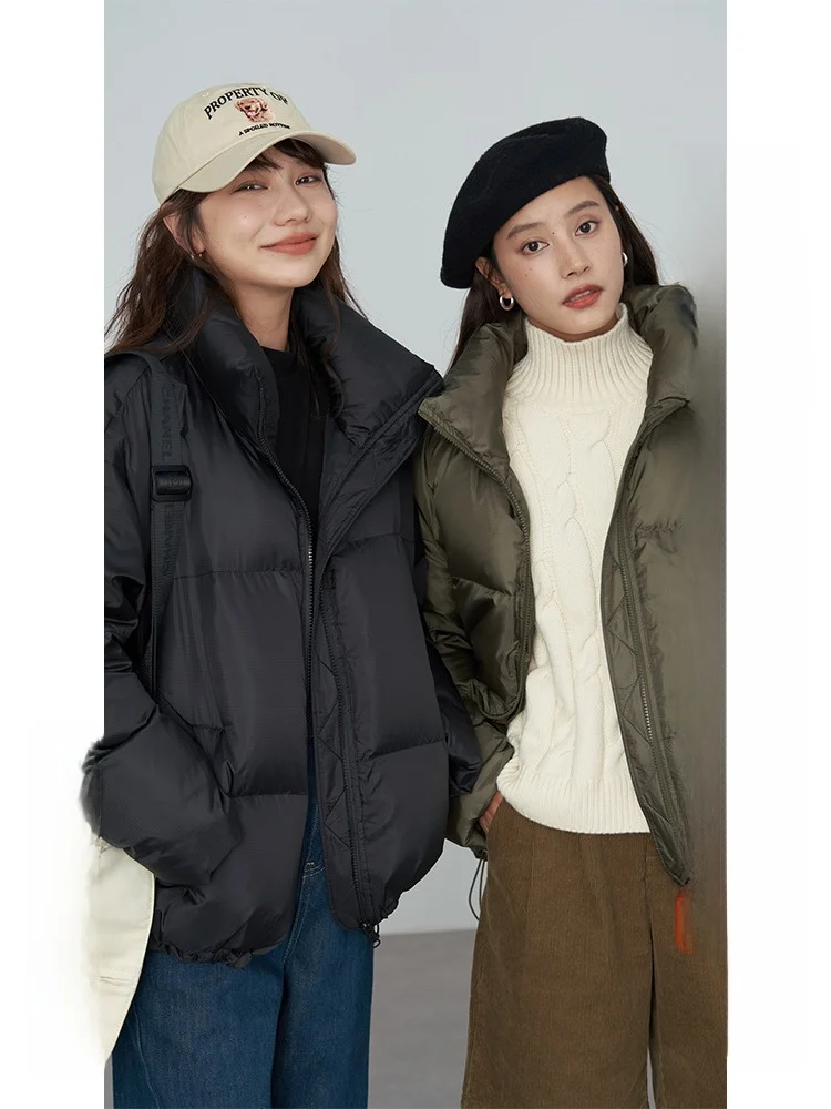 Осенне-зимний короткий пуховик с рисунком новый национальный стандарт 90 женский