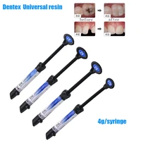 dentex dental universal composite resin light cure universal nano hybrid teeth filling material a1 a2 shade teeth whitening tool