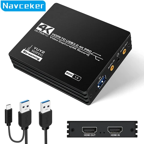 Navceker 4K Pro карта захвата видео