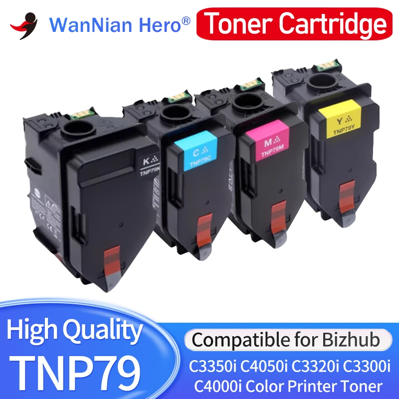 Тонер-картридж TNP79 TNP80 TNP81 совместимый с Konica Minolta Bizhub C3350i C4050i C3320i C3300i C4000i
