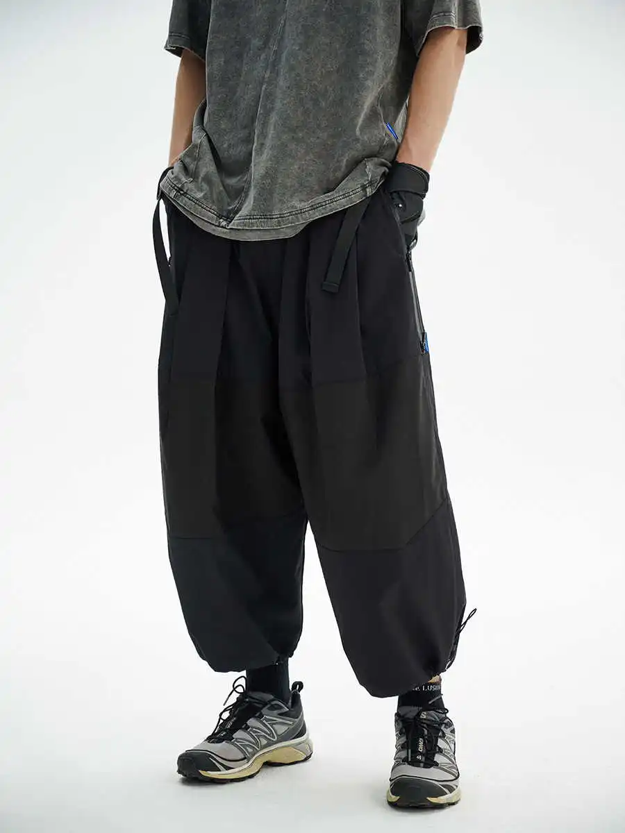 Фото REINDEE LUSION 24AW 088R1 ВОДОНЕПРОНИЦАЕМЫЙ САМURАЙСКИЙ ПАНТ БРЮКИ ТЕХОМЕТЬ DARKWEAR CYBERPUNK DARKWEAR STREETWEAR футуристический №4