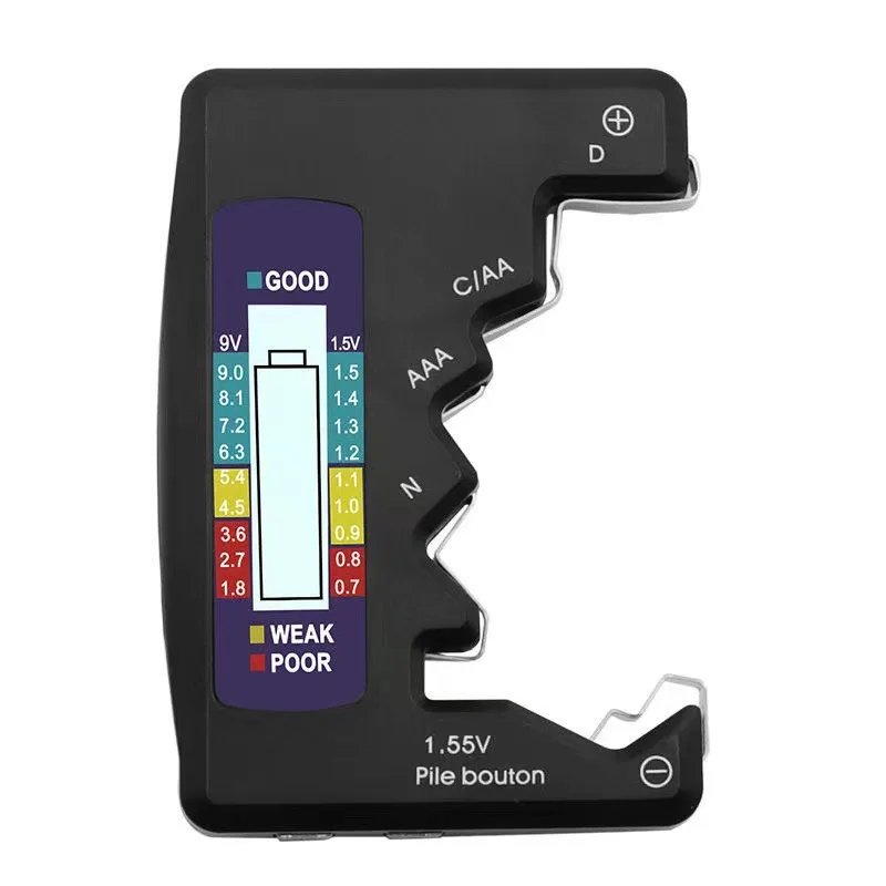 

BT-886 Battery tester Battery power tester Dry battery No.7 No.5 No.7 No.5 Digital display voltage tester BT-886