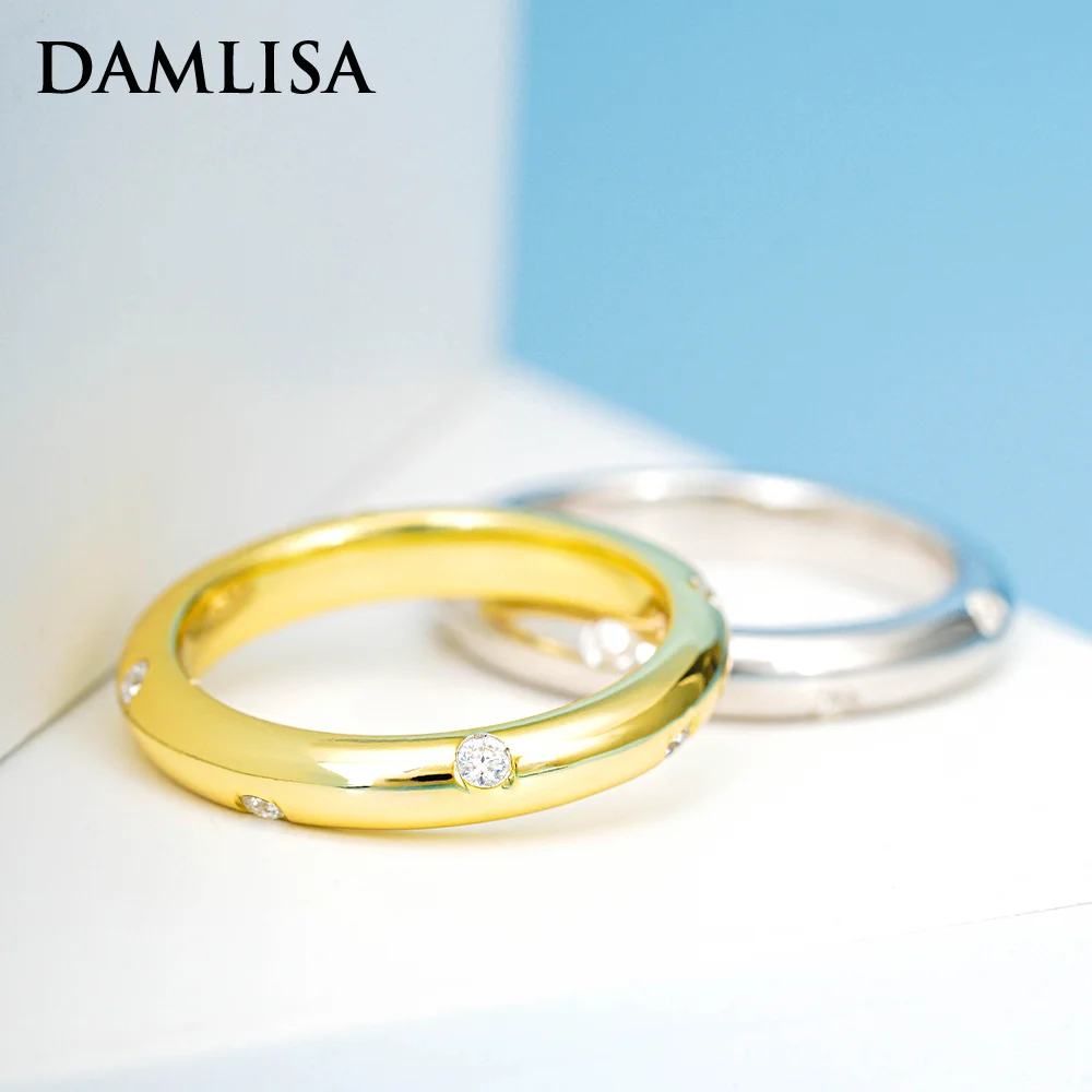 Женское Обручальное кольцо из серебра 1 6 пробы с муассанитом