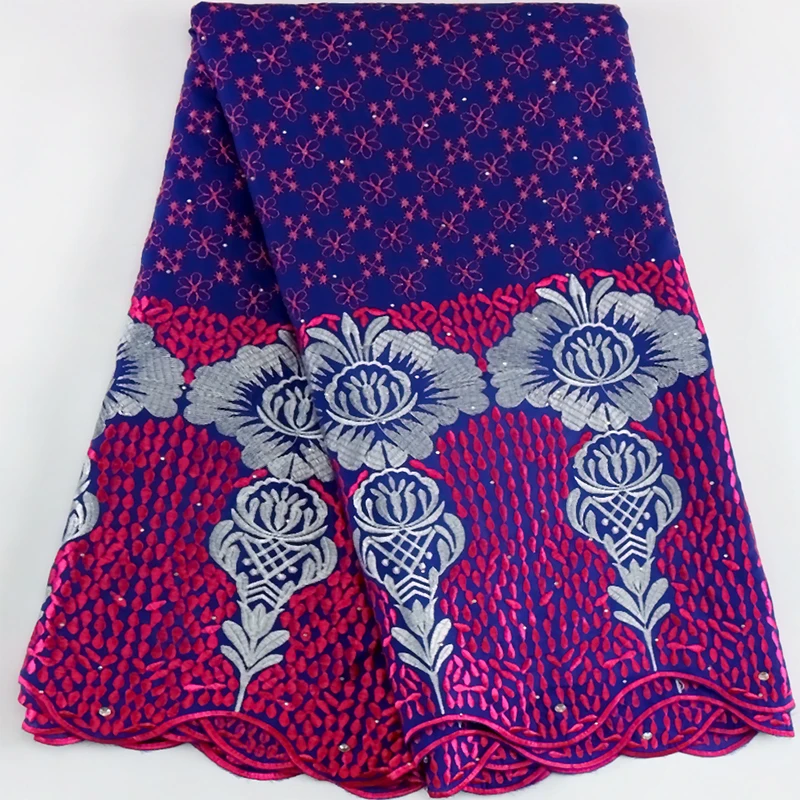 2023 новейшая хлопчатобумажная кружевная ткань высокого качества африканская