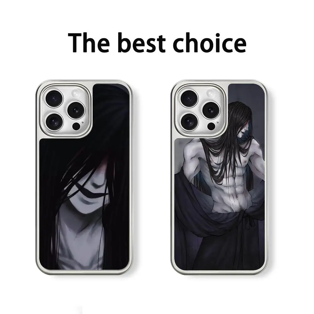 Фото Чехол для телефона Mr Crawling Cool Man Hot Game из овчины с серебристой окантовкой для iPhone 16 15 14 13 12 11 Pro Max №3