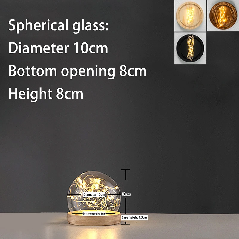 

CANAMEK стеклянная ваза с подсветкой