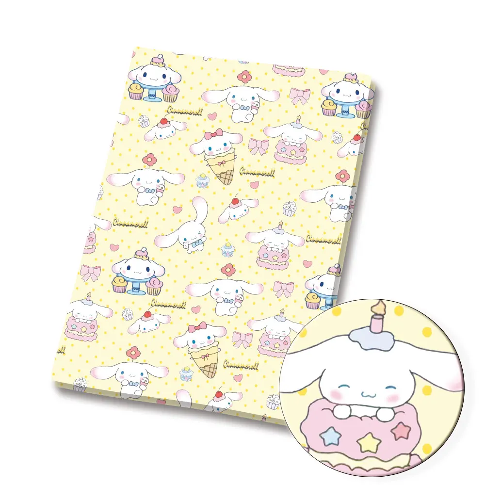Hello Kitty 140x50 см мультяшная хлопчатобумажная ткань в стиле пэчворк детский домашний
