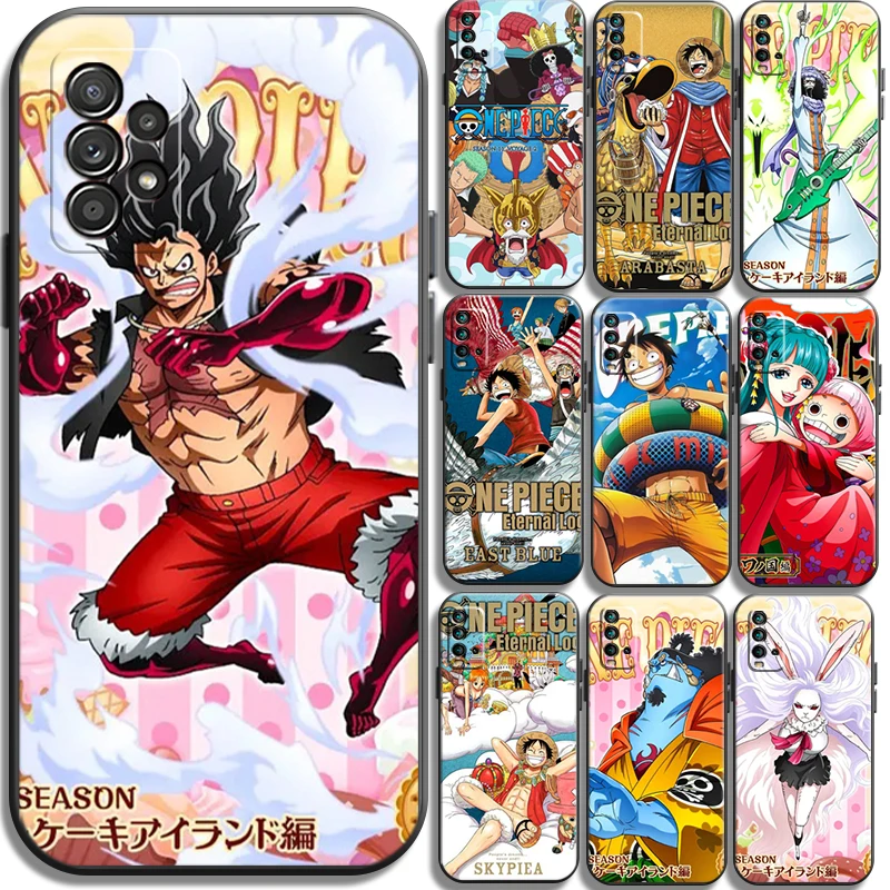

One Piece Bandai Anime Phone Cases For Xiaomi Redmi Note 10 10S 10 Pro POCO F3 GT X3 GT M3 Pro X3 NFC Soft TPU Funda Coque
