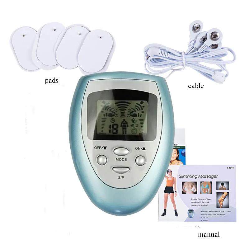 EMS электрический массажер для тела Tens физиотерапевтический аппарат стимулятор