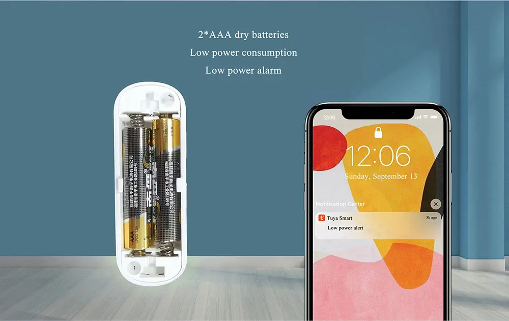 Фото Датчик вибрации Tuya ZigBee 3,0, детектор движения и удара, с записью истории №3