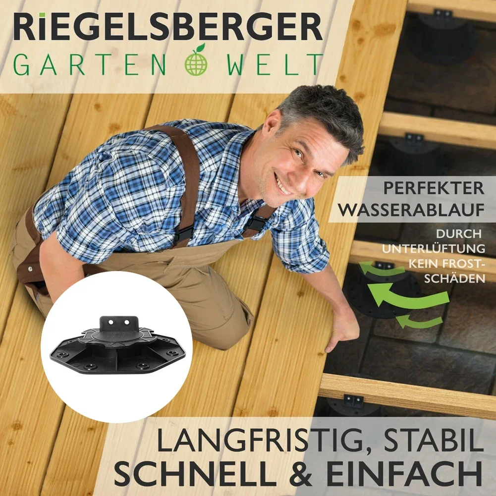 Стабильные и прочные садовые напольные доски из сплава 4 размеров полипропилен