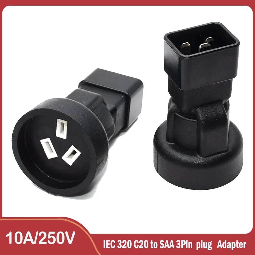 Адаптер питания IEC 320 C20 в SAA/CN Australia, 3 контакта, женский