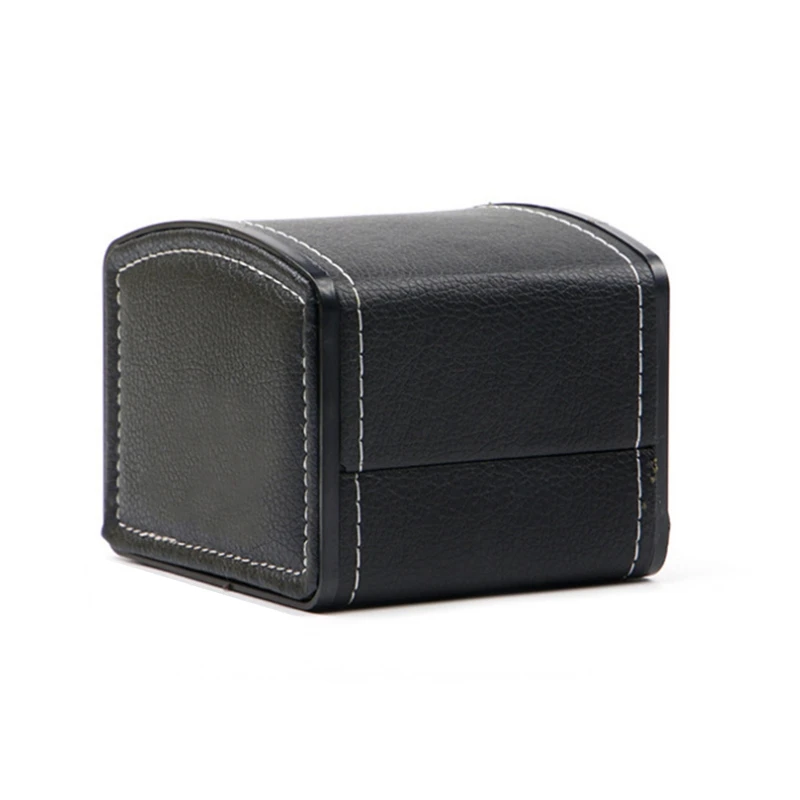 

Luxury Wristwatch Box Display Case Gift For Men Women Jewelry Bracelet Faux Leather Watch Holder Black/Red/Brown