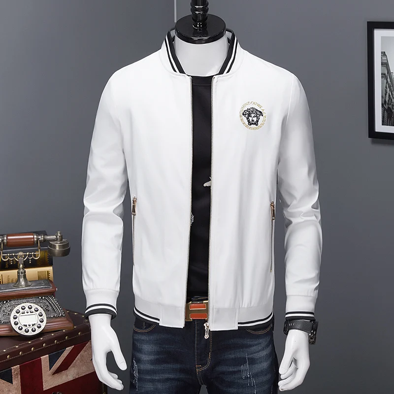 

Brand Coat Men'S Luxury Embroidery Trend Spring Autumn Winter 2022 New Jacket European Station Quality Baseball Bomber Jacket