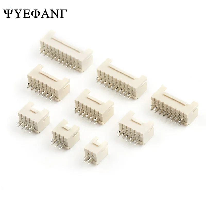 

10pcs/lot PHB 2.0mm Pitch Straight Needle Seat Buckle Double Row 2x2 3 4 5 6 8p Connector PHSD