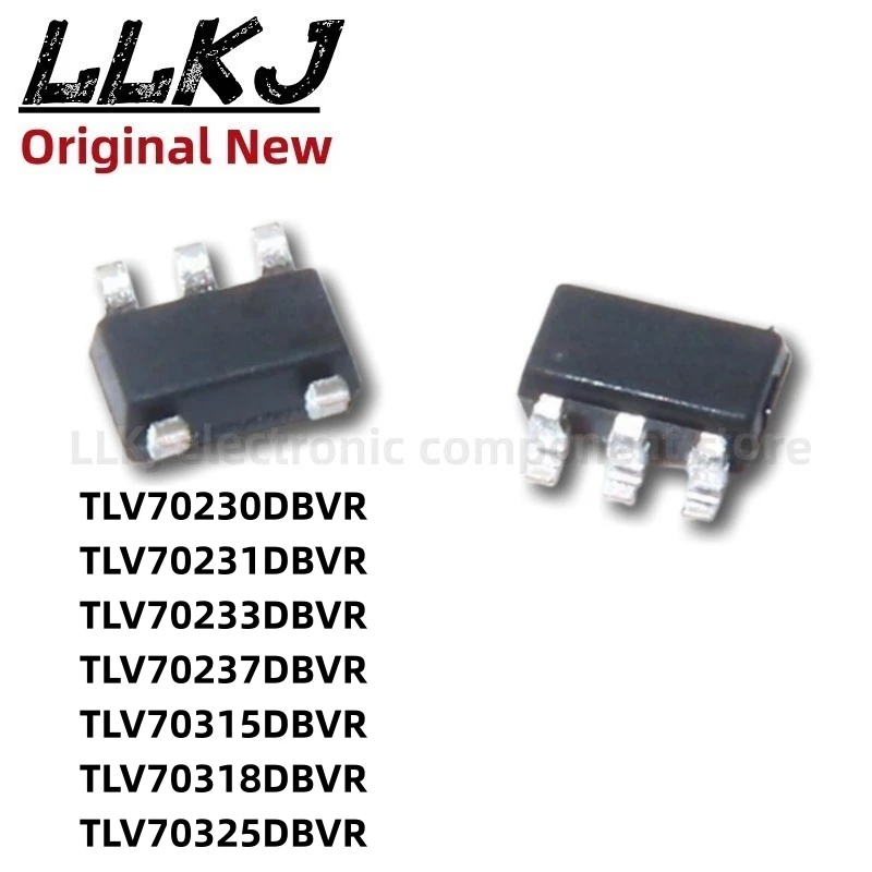 

1pcs TLV70230DBVR 70231 70233 70237 70315 70318 70325 DBV SOT23-5 Chipset